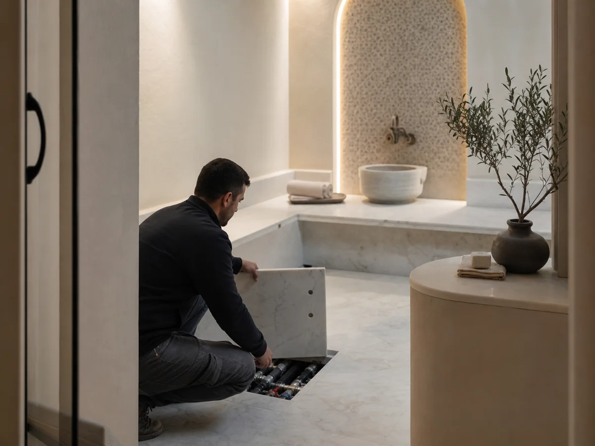 Ev Tipi Hamam: Villanıza veya Dairenize Hamam Kurma Rehberi — detay görseli 3