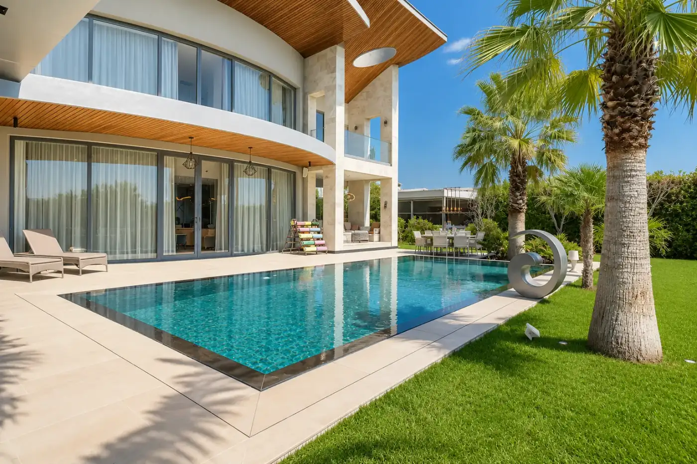 Modern Villa Havuzu